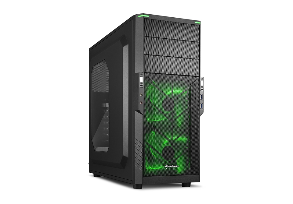 Sharkoon ATX case 3x 5.25